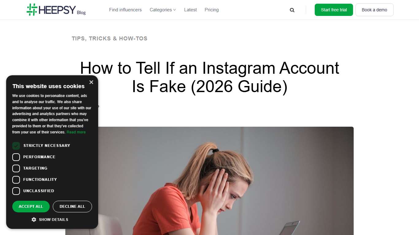 How to Tell if an Instagram Account is Fake in 2026: 15 Red Flags to Know | Heepsy